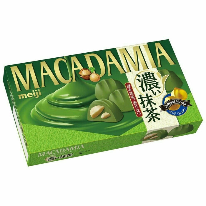 Meiji Macadamia Matcha Chocolate