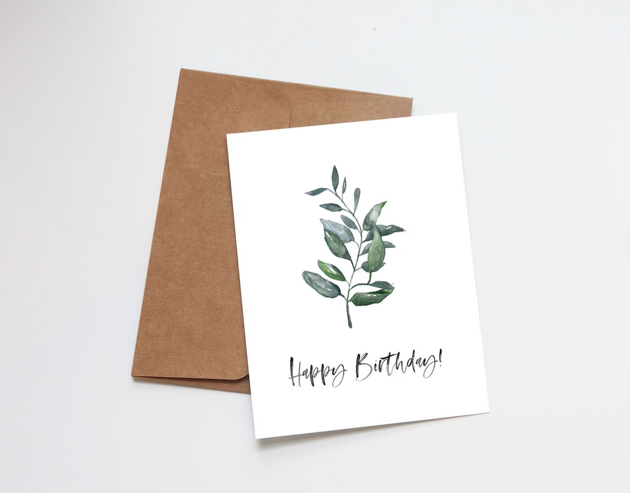 Botanical Birthday Gift Card